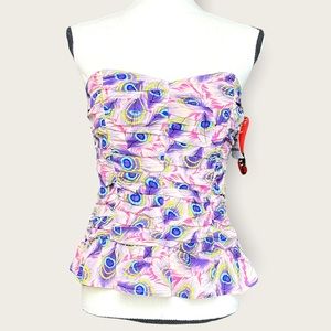 Nanette Lepore Silk Tube Top